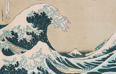 Den store bølge af Kanagawa af Katsushika Hokusai