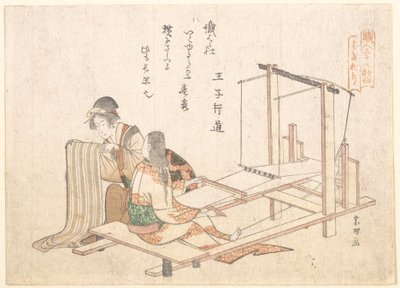 Væveriet af Katsushika Hokusai