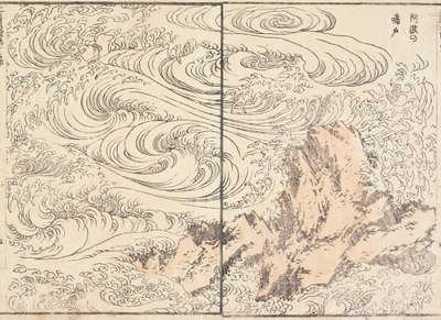 Hvirvelstrøm ved Awa af Katsushika Hokusai