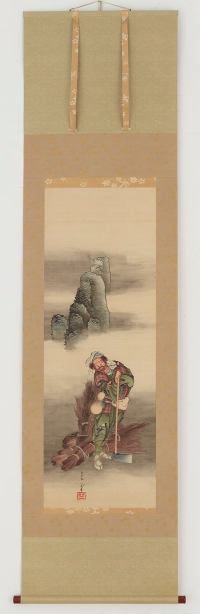 Træhugger, Edo-perioden, 1849. af Katsushika Hokusai