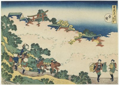Yoshino, ca. 1833 af Katsushika Hokusai