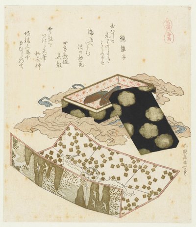 søheste Kaiba (titel på objekt) En serie med heste (serietitel) Umazukushi (serietitel på objekt) af Katsushika Hokusai