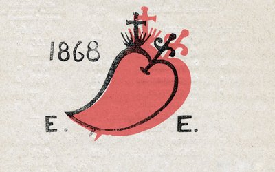 Tätowiertes Herz durchbohrt von 