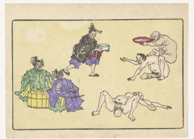 vandbærer The Big Tail (serietitel) af Kawanabe Kyosai