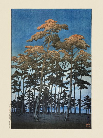 Hikawa-parken i Omiya (1930) af Kawase Hasui og Watanabe Shozaburo af Kawase Hasui