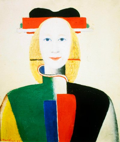 En pige med en kam, 1932-1933 af Kazimir Severinovich Malevich
