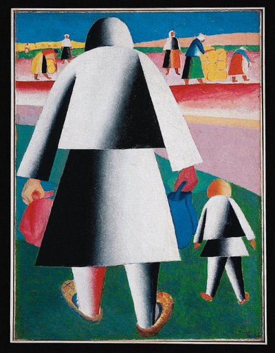 Høst (maleri på lærred) af Kazimir Severinovich Malevich