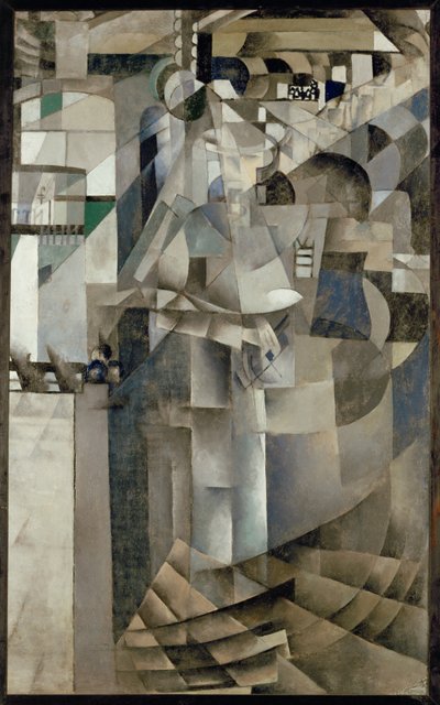 Life in the Grand Hotel (olie på lærred) af Kazimir Severinovich Malevich
