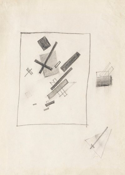 Blandede følelser, ca. 1916. af Kazimir Severinovich Malevich