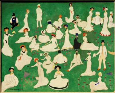 Rast (virksomhed med tophatte) af Kazimir Severinovich Malevich
