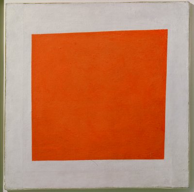 Rød firkant. Maleri Realisme af en bonde i to dimensioner af Kazimir Severinovich Malevich