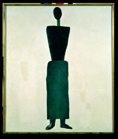Suprematist kvindeskikkelse, 1928-32 af Kazimir Severinovich Malevich