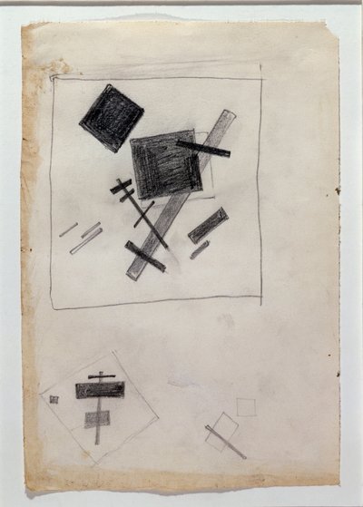 Suprematistisk komposition (Tegning af Kazimir Severinovich Malevich