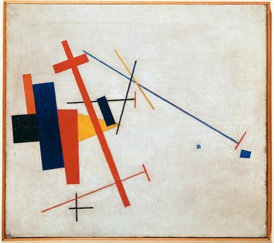 Suprematistische Komposition (olie på lærred) af Kazimir Severinovich Malevich