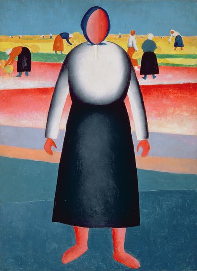 Høsten, studie til et maleri, 1928-32 af Kazimir Severinovich Malevich