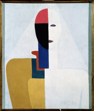 Torso de femme (En kvindes torso). Maleri af Kasimir Severinovich Malevich (Malevich, Malevic) (1878-1935), olie på træ. Russisk kunst, 20. århundrede, avantgarde, suprematisme, konstruktivisme. Det russiske statsmuseum, Sankt Petersborg. af Kazimir Severinovich Malevich