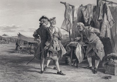 Illustration til The Pirate af Sir Walter Scott (gravering) af Keeley Halswelle