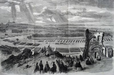 Anmeldelsen af hendes Majestæt af Rifle Volunteers, 1860 af Keeley Halswelle