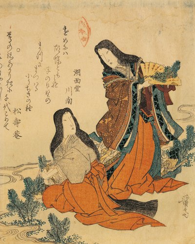 Det blev skrevet af Genova, udgivet af Minagawa (1790-1848), af Keisai Eisen