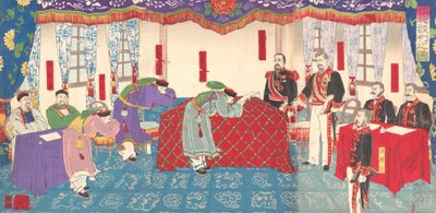 Forhandlinger efter den kinesisk-japanske krig, marts 1895. af Keisai