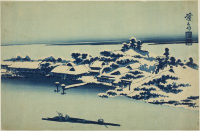 Sne på Sumida-floden af Keisai Eisen