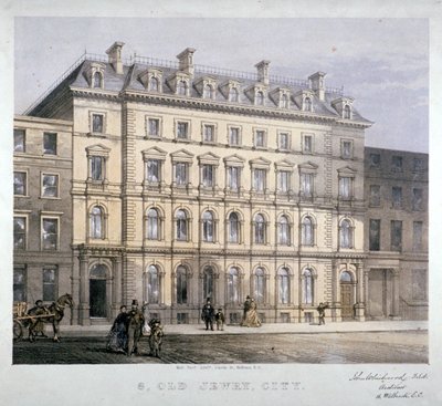 No 8 Old Jewry, City of London, c1865. af Kell Brothers