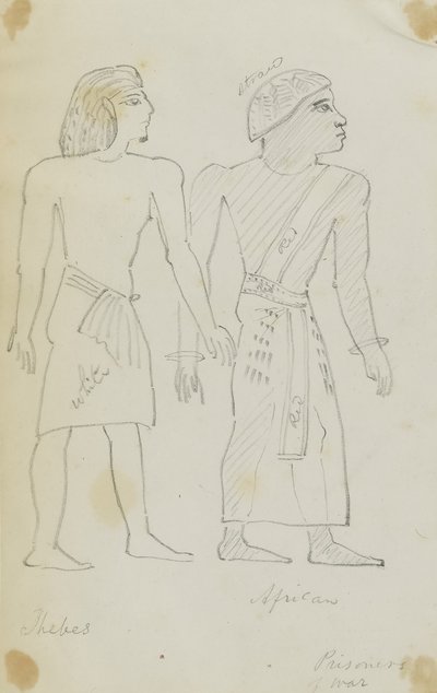 Krigsfanger (egyptiske og afrikanske) af Kellogg, Miner Kilbourne