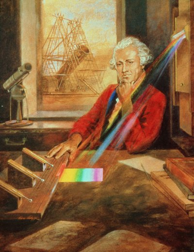 Sir William Herschel (1738-1822) af Ken Hodges