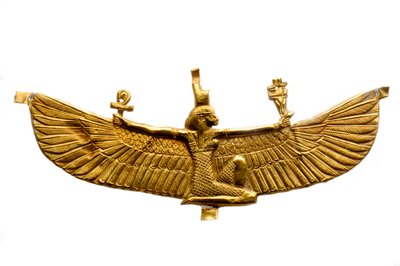 Boston Museum of Fine Art, nubisk artefakt fra Gebel Barkal, Sudan, guld, Isis, MUSE..., 2007 (foto) af Kenneth Garrett