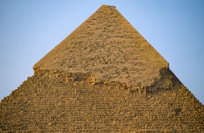 Khafres pyramide, Egyptens gamle rige; Giza-plateauet; Giza; Egypten af Kenneth Garrett