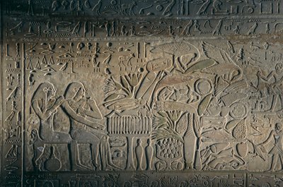 Relief fra Abydos, artefakt; Egypten, 2005 (foto) af Kenneth Garrett
