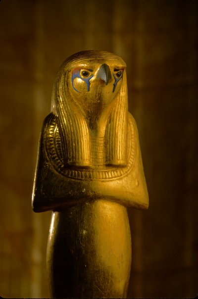 Statue af Horus den ældre, Herwer, KV 62, 2009 (foto) af Kenneth Garrett