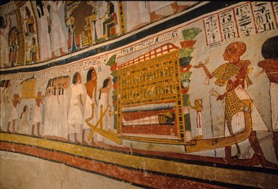 Roys grav; begravelsesoptog, ; 18. dynasti. Adelens dal; Theben; Egypten; Ne... af Kenneth Garrett
