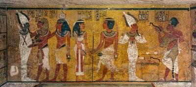 Vægmaleri i Kong Tutankhamons grav; Egypten; Det Nye Rige; Tutankhamon; Valley of..., 2003 (foto) af Kenneth Garrett