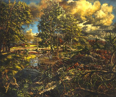 Nailbourne Spring Stream, Bourne Park af Kenneth Newton