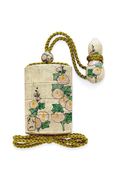 A Three-Case Inro, Edo-periode (stentøj) af Kenya (attr. to) Miura