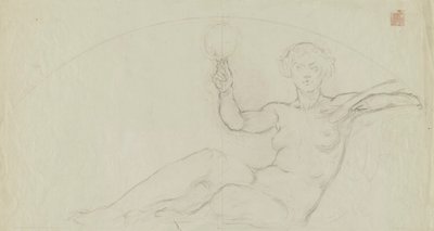 (Iowa State Capitol Rotunda) (Kunst, studie til panel) af Kenyon Cox