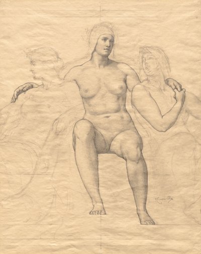 Allegoriske kvindefigurer af Kenyon Cox