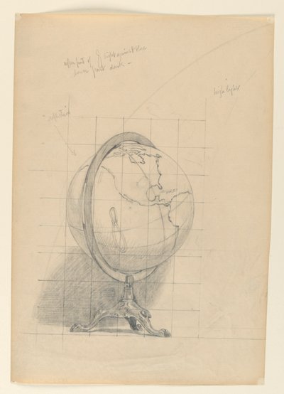 Studie til "Mathematics", "The Sciences," Library of Congress, Washington D.C. af Kenyon Cox