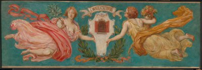 Studie til vægmaleri på Hotel Manhattan, Peace and Plenty, ca. 1901. af Kenyon Cox