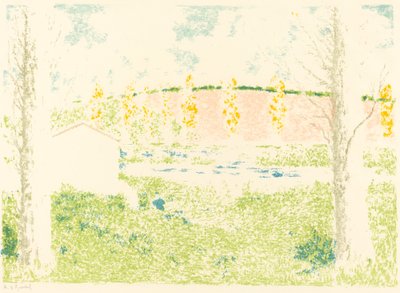 Landskab med et hus af Ker Xavier Roussel