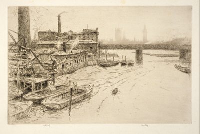 Hungerford Bridge, London af Kerr Eby