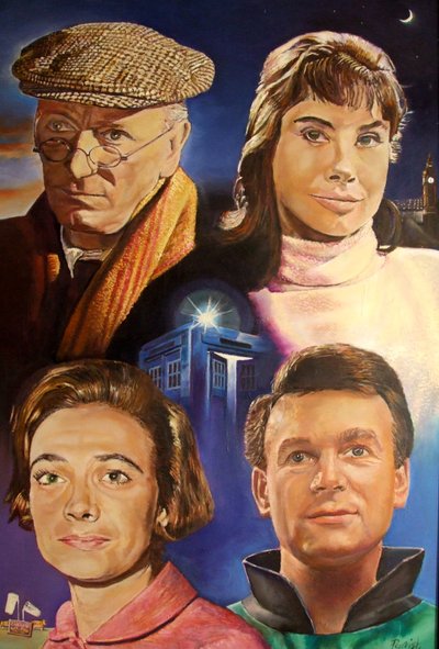 The Mythmaking Four (Dr Who), 2003 (maleri) af Kevin Parrish