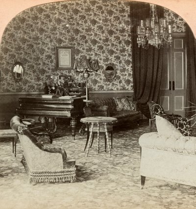 Præsidentskabets tegnestue, Lord Roberts hovedkvarter, Bloemfontein, Sydafrika, 1900. af Keystone View Company