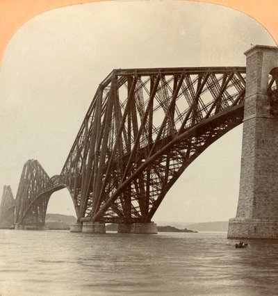Forth Bridge, Skotland, 1897. af Keystone View Company