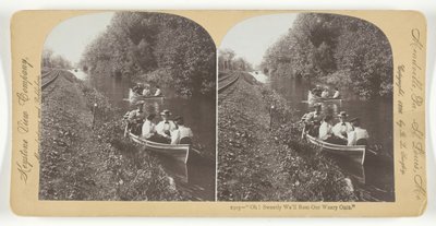 Åh! Sødt vil vi hvile vore trætte årer, 1896. af Keystone View Company