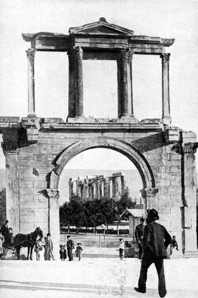 Zeus-templet, Olympia, Grækenland, 1922. af Keystone View Company