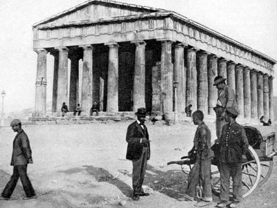 Theseum i Athen, Grækenland, 1922. af Keystone View Company