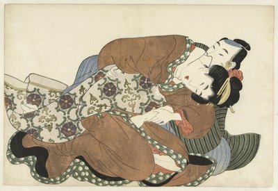 Par elsker af Kikugawa Eizan (attributed to)