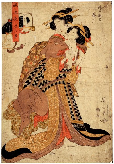 Otte elegante poetiske sange, c1811-c1814 af Kikukawa Eizan